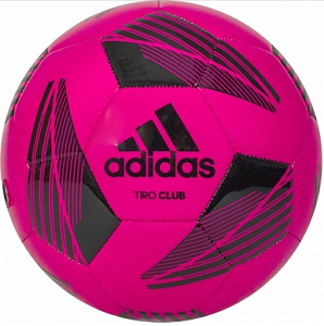 Мяч футбольный ADIDAS TIRO CLUB р.4 розовый